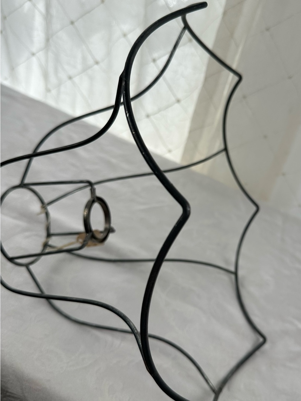 Vintage Wire Lamp Shade Frame - Picture 4 of 6